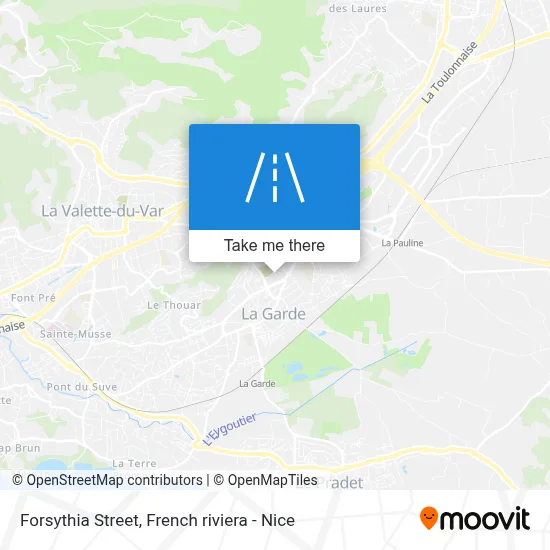 Rue Des Forsythias map