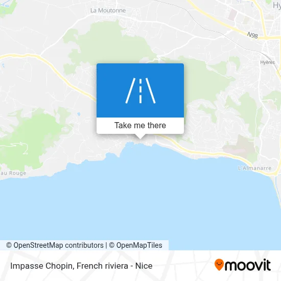 Impasse Chopin map