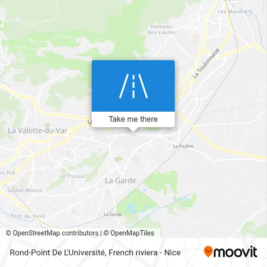 Rond-Point De L'Université map
