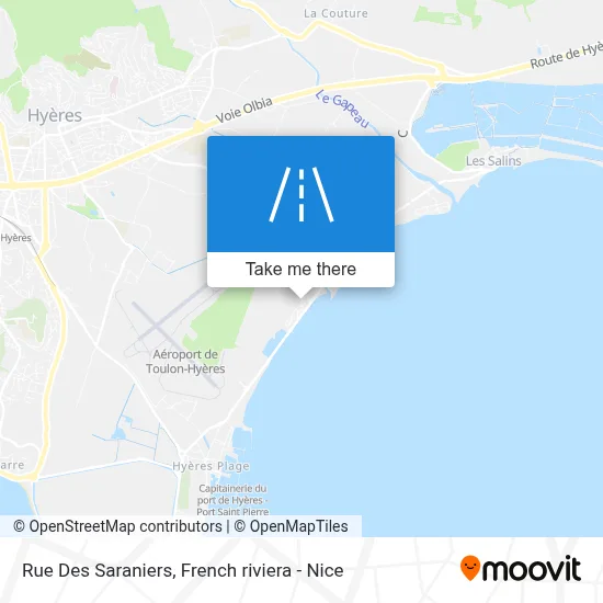 Rue Des Saraniers map