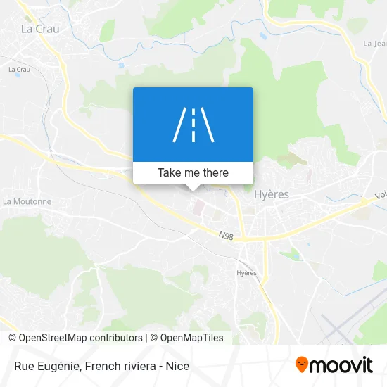 Rue Eugénie map