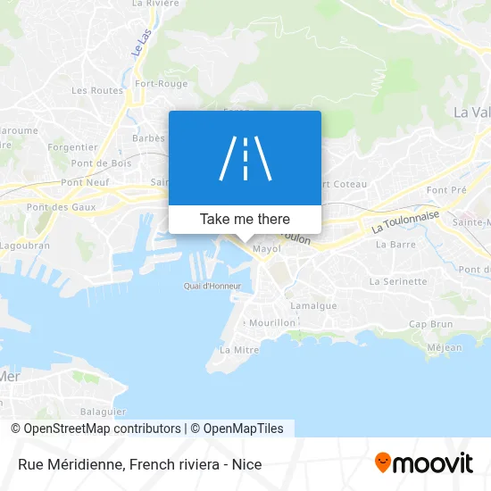 Rue Méridienne map