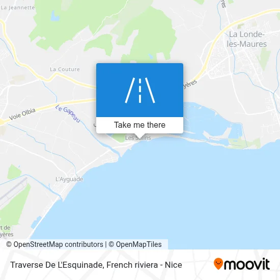 Traverse De L'Esquinade map