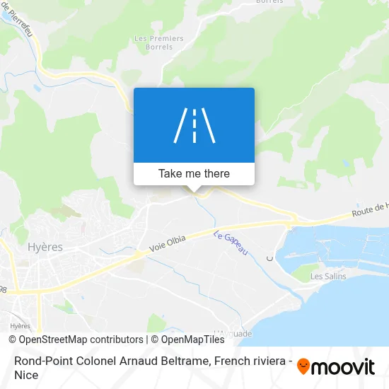Mapa Rond-Point Colonel Arnaud Beltrame