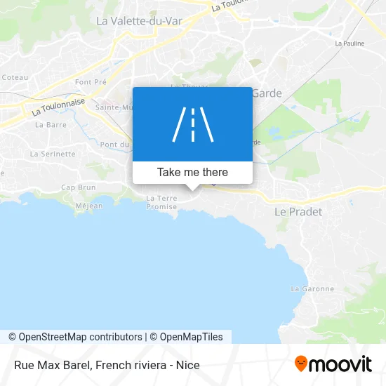 Rue Max Barel map