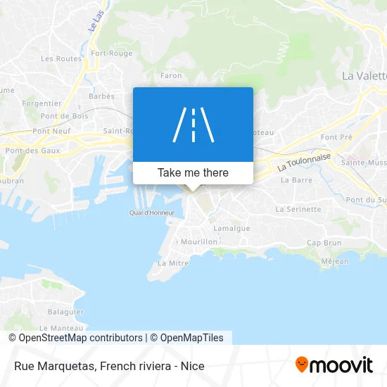 Rue Marquetas map