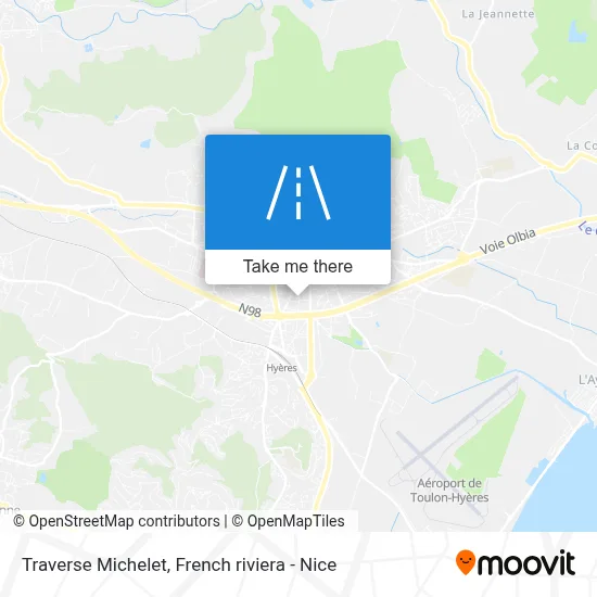Traverse Michelet map