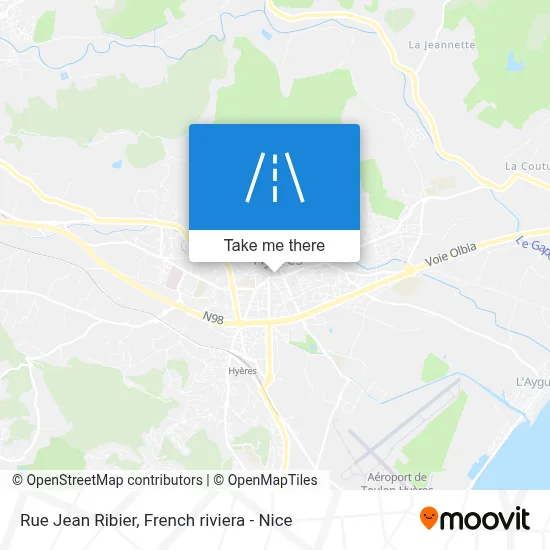 Mapa Rue Jean Ribier
