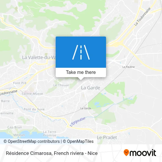 Résidence Cimarosa map