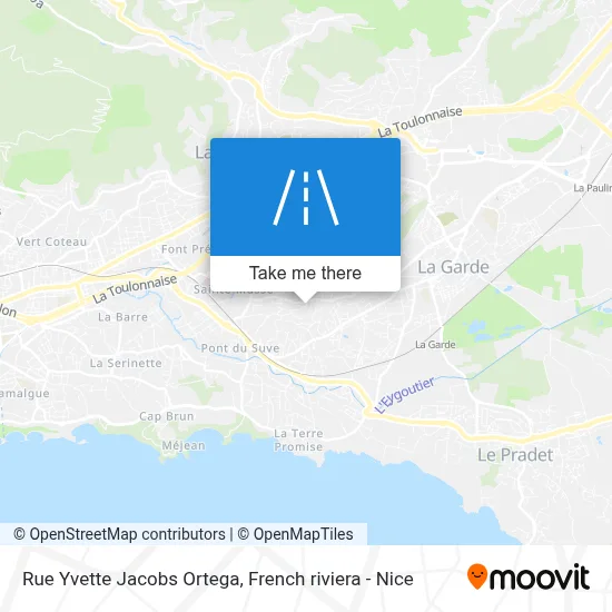 Mapa Rue Yvette Jacobs Ortega