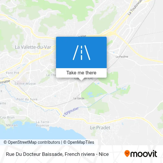 Rue Du Docteur Baissade map