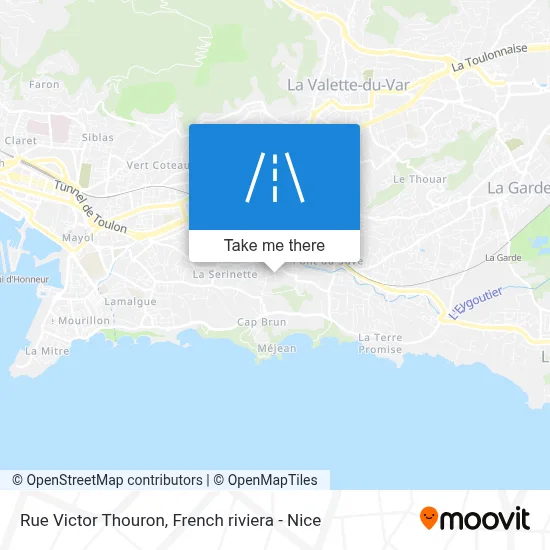 Rue Victor Thouron map