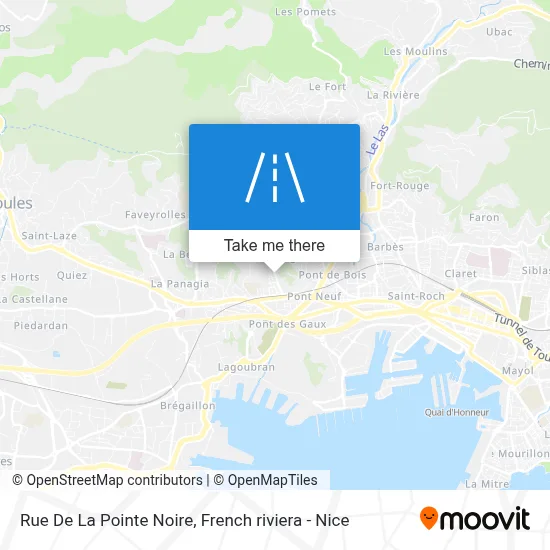 Rue De La Pointe Noire map