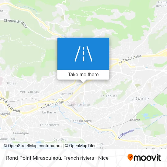 Rond-Point Mirasouléou map