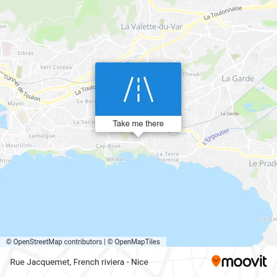 Rue Jacquemet map