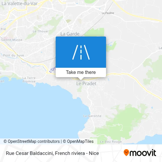 Rue Cesar Baldaccini map