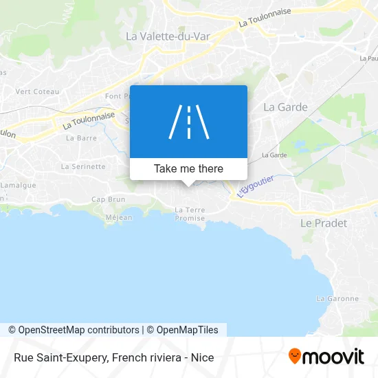 Rue Saint-Exupery map