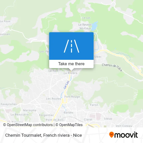Chemin Tourmalet map
