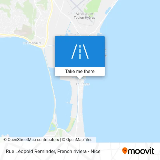 Rue Léopold Reminder map