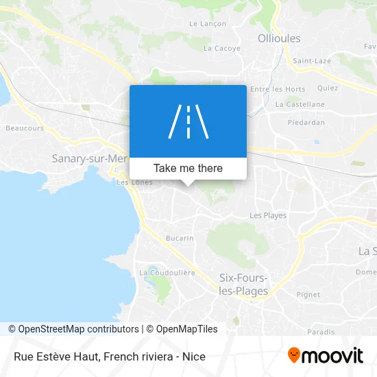 Rue Estève Haut map