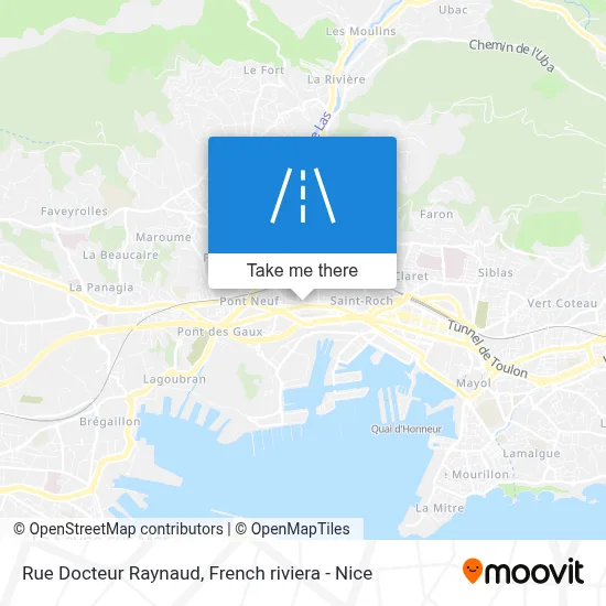 Mapa Rue Docteur Raynaud