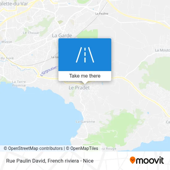 Rue Paulin David map
