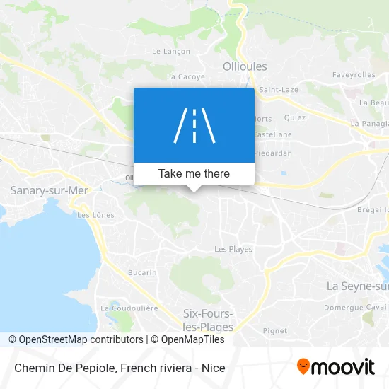 Chemin De Pepiole map