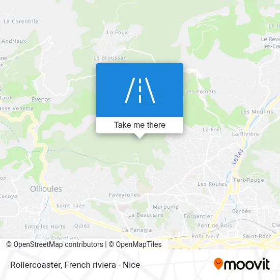 Rollercoaster map