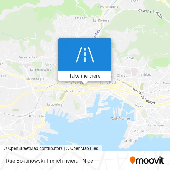 Mapa Rue Bokanowski