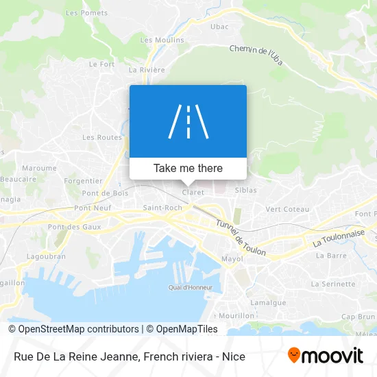 Rue De La Reine Jeanne map