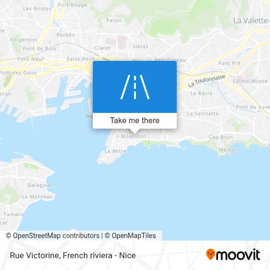 Mapa Rue Victorine