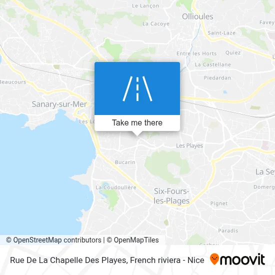 Rue De La Chapelle Des Playes map