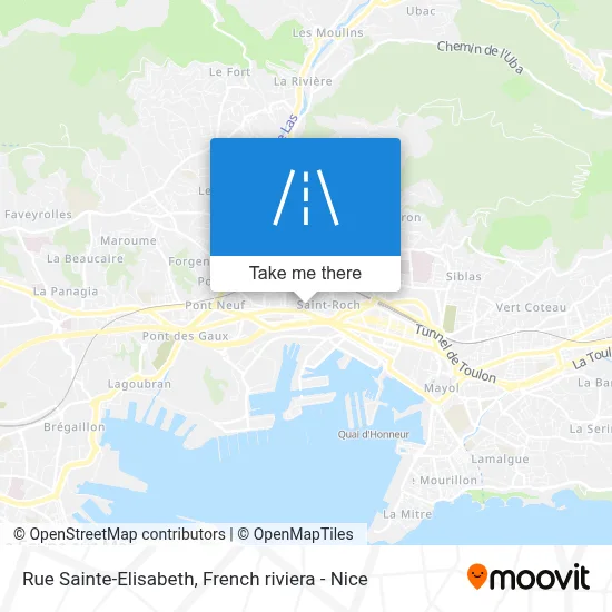 Mapa Rue Sainte-Elisabeth