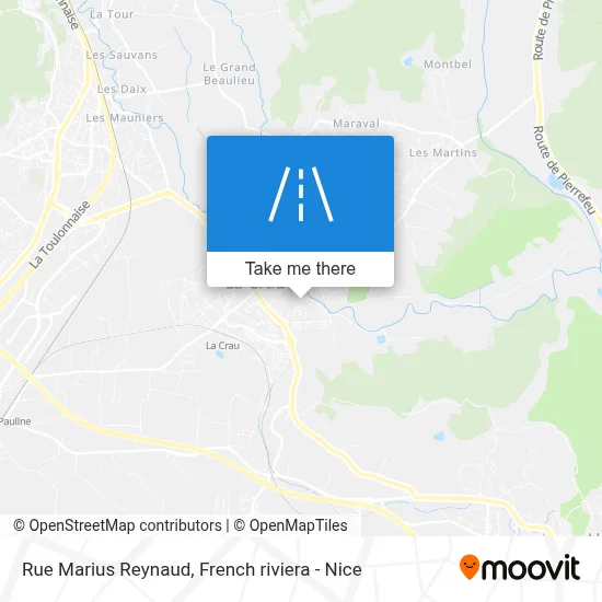 Mapa Rue Marius Reynaud
