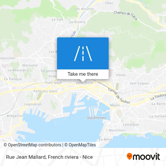 Rue Jean Mallard map