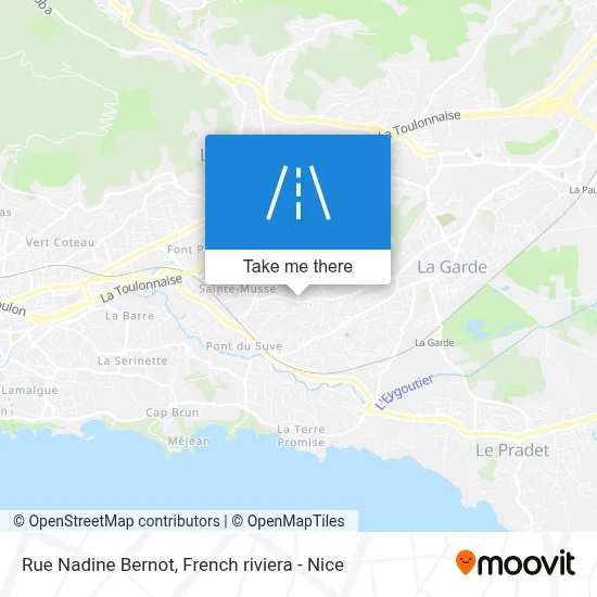 Rue Nadine Bernot map
