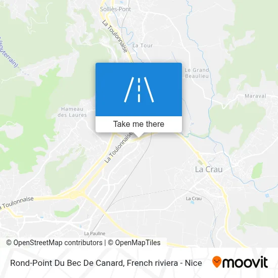Rond-Point Du Bec De Canard map