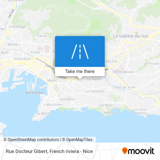 Rue Docteur Gibert map