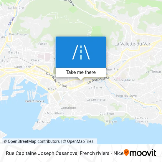 Rue Capitaine Joseph Casanova map