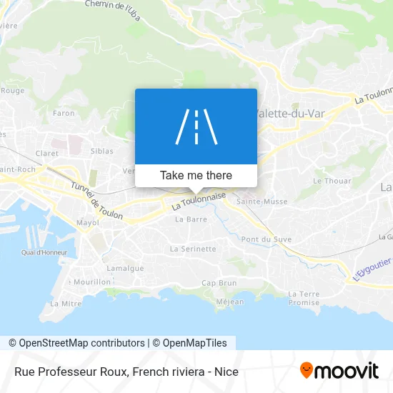 Mapa Rue Professeur Roux