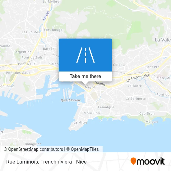 Mapa Rue Laminois