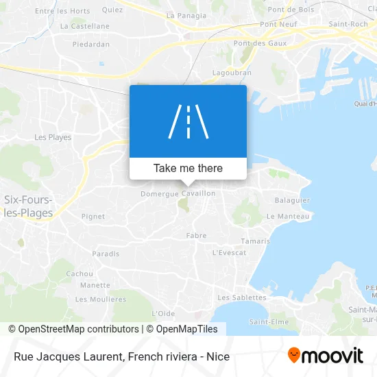 Rue Jacques Laurent map