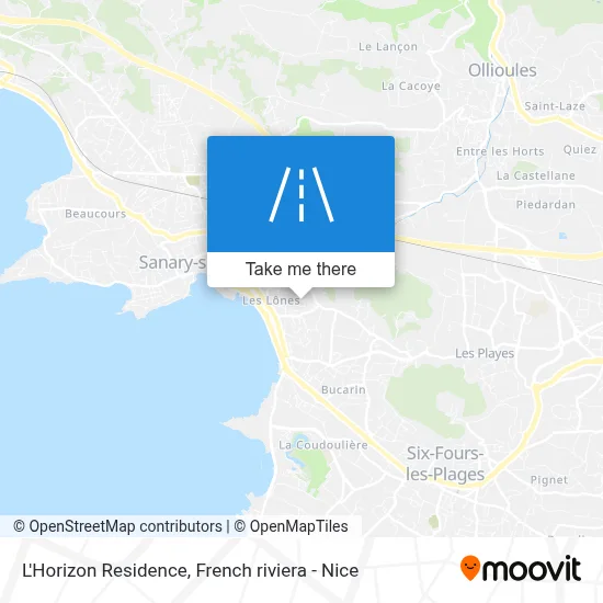 Résidence L'Horizon map