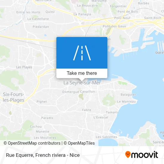 Mapa Rue Equerre