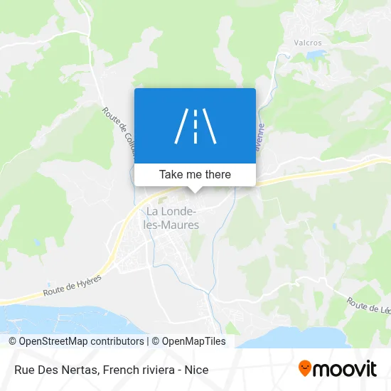 Rue Des Nertas map
