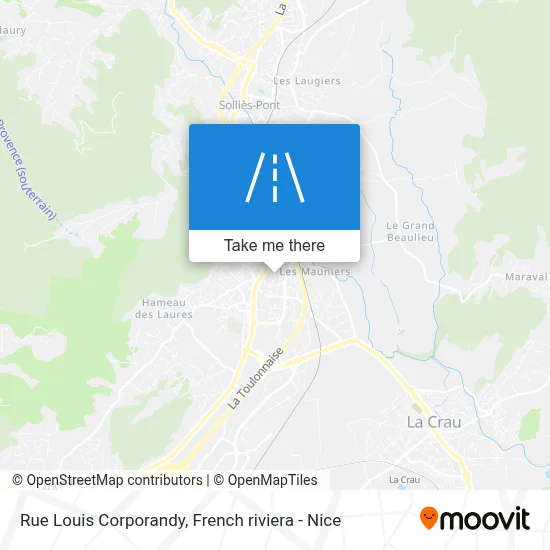 Rue Louis Corporandy map