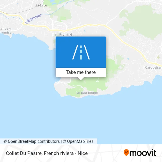 Collet Du Pastre map