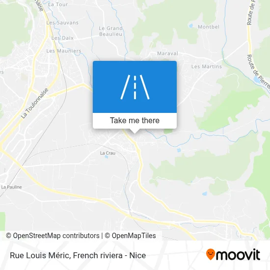 Rue Louis Méric map