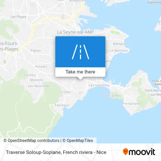 Traverse Soloup-Soplane map