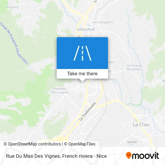 Rue Du Mas Des Vignes map